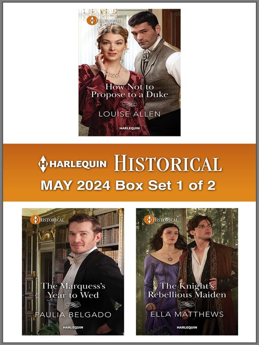 Cover image for Harlequin Historical May 2024--Box Set 1 of 2